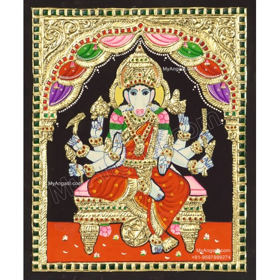 Varahi Amman Tanjore Painting