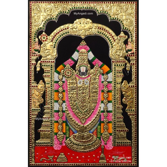 Tirupathi Venkatachalapathi Tanjore Painting