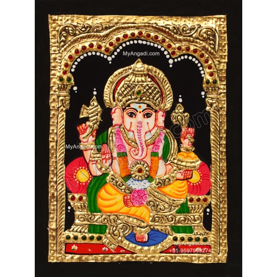 Ganesha  Tanjore Paintings