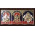 Ganesha Thirupathi Balaji Lakshmi Double Emboss Tanjore Painting