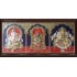 Ganesha Thirupathi Balaji Lakshmi Double Emboss Tanjore Painting