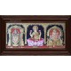 Balaji Lakshmi Saraswathi Double Emboss Tanjore Painting Balaji Lakshmi Saraswathi Double Emboss Tanjore Painting