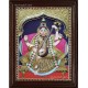 Saraswathi Double Emboss Tanjore Painting Saraswathi Double Emboss Tanjore Painting