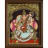 Saraswathi Double Emboss Tanjore Painting