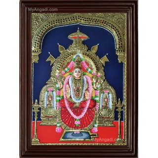 Amman Double Emboss Tanjore Painting