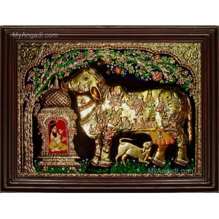 Komatha Double Emboss Tanjore Painting