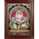 Ganesha Embossed Tanjore Painting, Traditional Ganesh Tanjore Painting