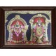 Thirupathi Balaji Padmavathi Amman 3D Tanjore Painting Thirupathi Balaji Padmavathi Amman 3D Tanjore Painting