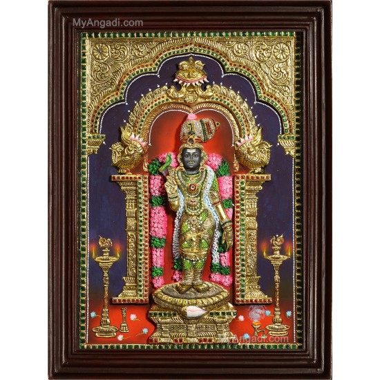 Meenatchi 3D Tanjore Painting Meenatchi 3D Tanjore Painting
