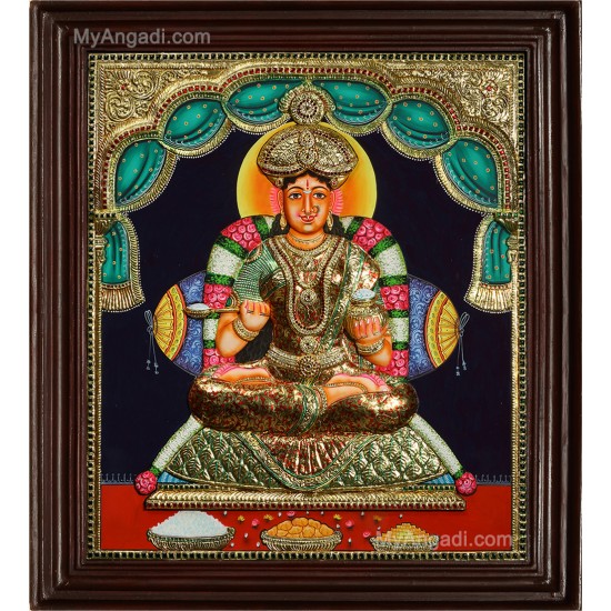 Annapoorani 3D Tanjore Painting