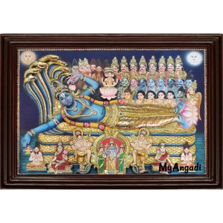 Pallikonda Perumal  3D Tanjore Painting