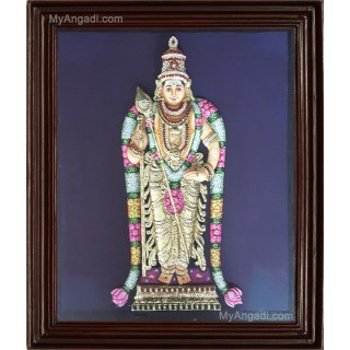 Murugan 3D Tanjore Painting