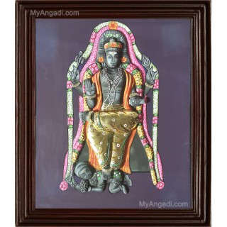 Dakshinamurthy 3D Tanjore Painting