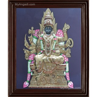 Kuladeivam 3D Tanjore Painting