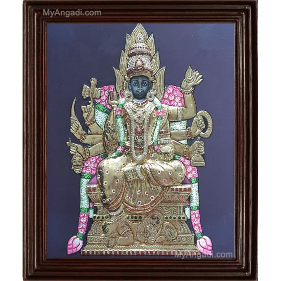 Kuladeivam 3D Tanjore Painting