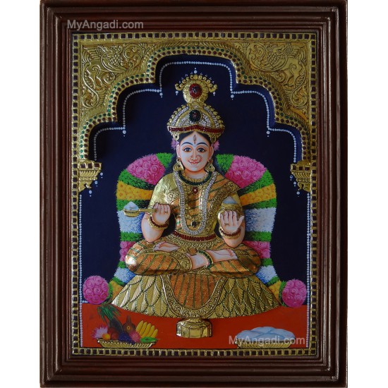 Annapoorani 3D Tanjore Painting