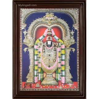 Thirupathi Balaji 3D Tanjore Painting