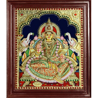 Lakshmi Super Emboss Tanjore Painting