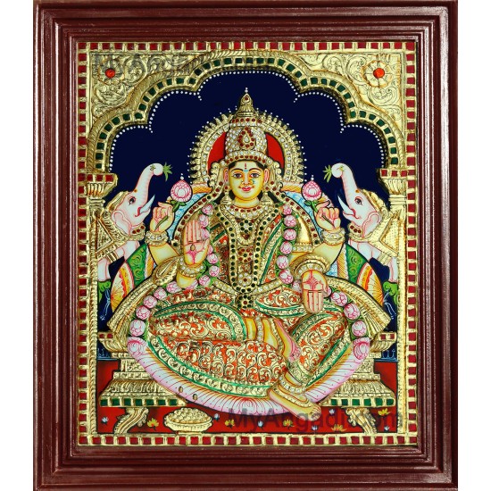 Lakshmi Super Emboss Tanjore Painting