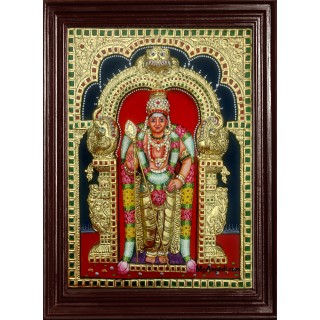 Murugan Super Emboss Tanjore Painting