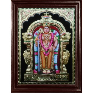 Murugan Super Emboss Tanjore Painting