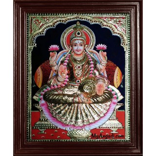 Mahalakshmi Super Emboss Tanjore Painting