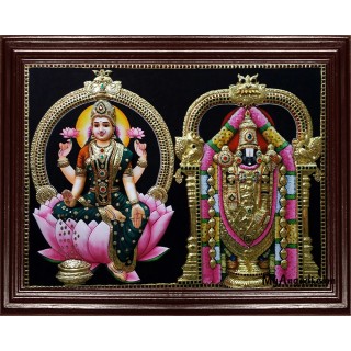 Balaji Lakshmi Super Emboss Tanjore Painting