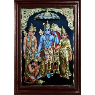 Kothanda Ramar Super Emboss Tanjore Painting