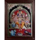 Shiva Durbar Super Emboss Tanjore Painting