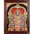 3D Tirupathi Balaji Lakshmi Tanjore Painting