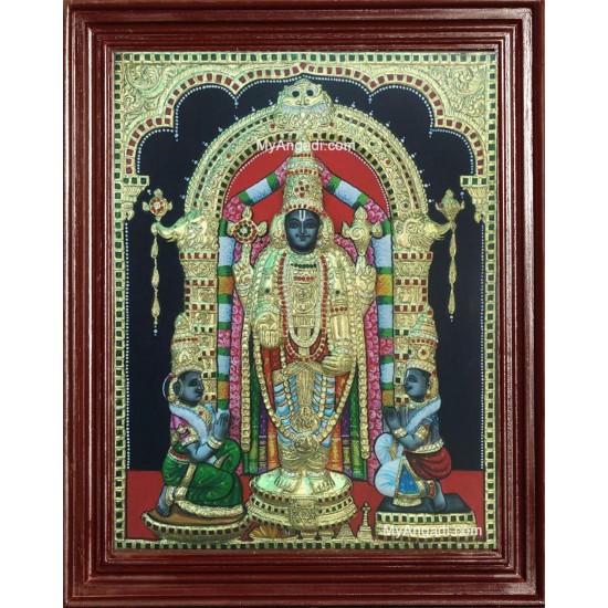 Uppliappan / Oppiliappan 3D Tanjore Painting Uppliappan / Oppiliappan 3D Tanjore Painting