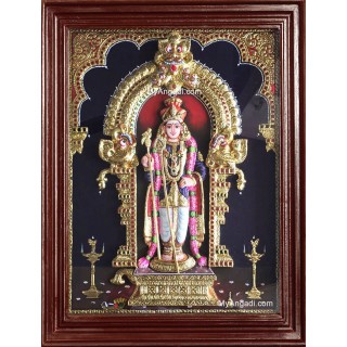 Raja Alangara Murugan 3D Tanjore Painting