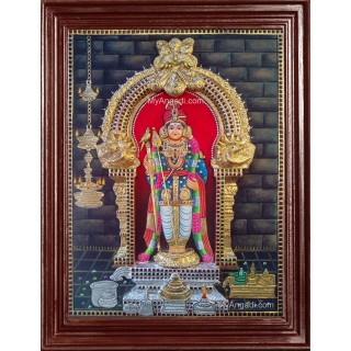 Murugan 3D Tanjore Painting