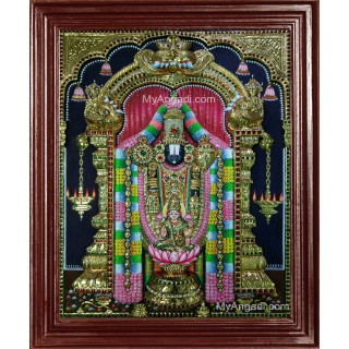 Balaji Lakshmi 3D Tanjore Painting