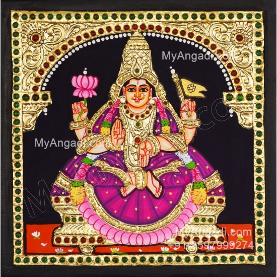 Adhi Lakshmi Ashtlakshmi Tanjore Painting