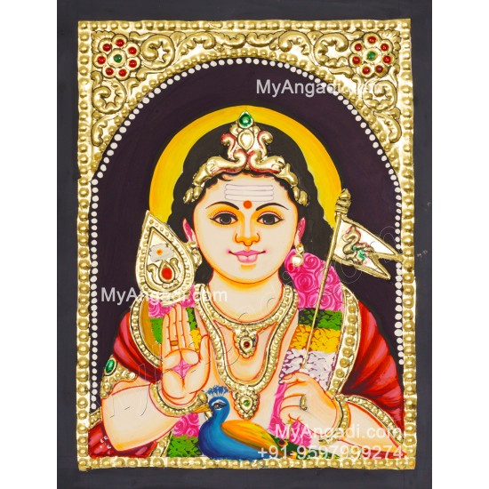 Murugan Tanjore Painting