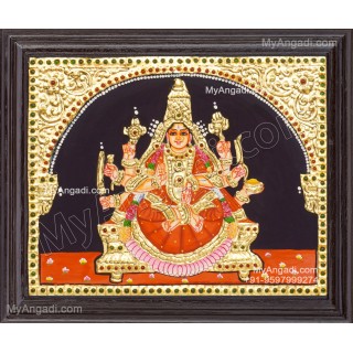 Veera Lakshmi Ashtlakshmi Tanjore Painting