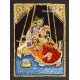 Jhula Radha Krishna Tanjore Painting