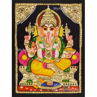 Ganesha Tanjore Paintings