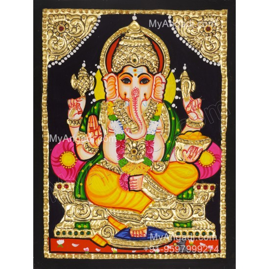 Ganesha Tanjore Paintings