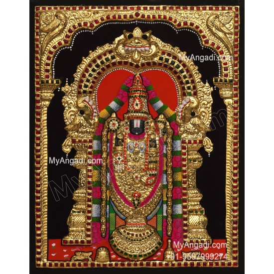 Balaji 3d Tanjore Painting