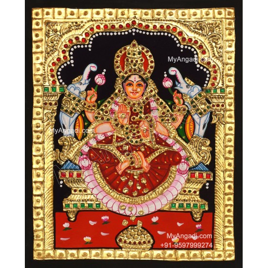 Gajalakshmi Tanjore Paintings