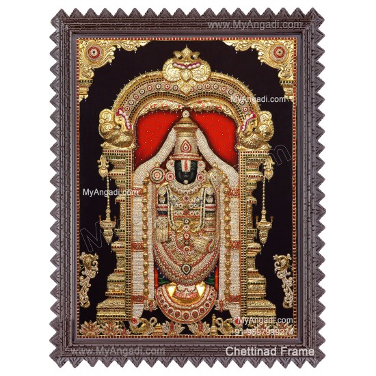 3D Balaji Tanjore Painting