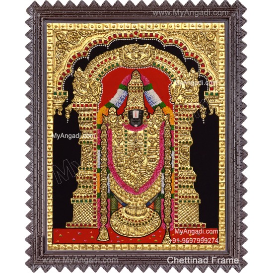 Venkatachalapathy  Tanjore Painting