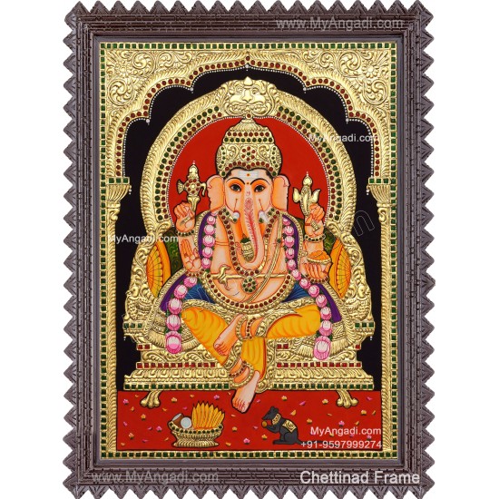 Ganesha Tanjore Painting