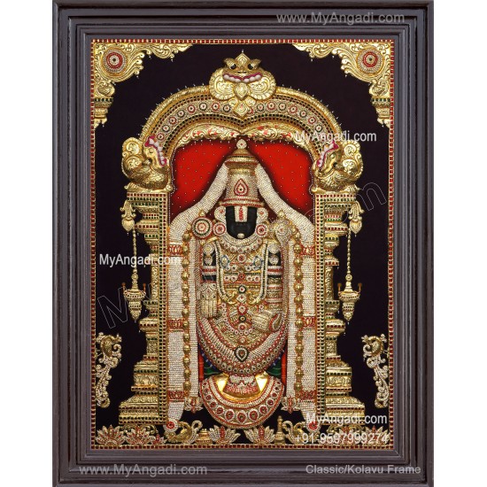 3D Balaji Tanjore Painting