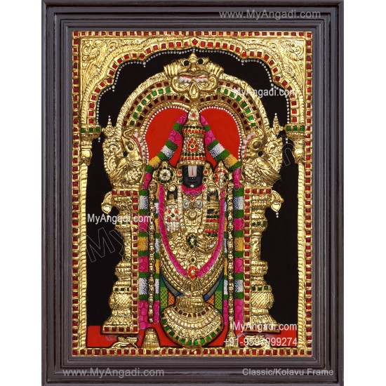 Balaji 3d Tanjore Painting