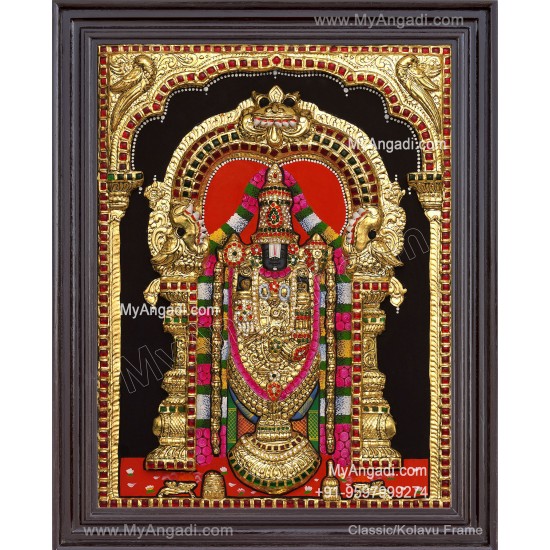 Balaji 3d Tanjore Painting
