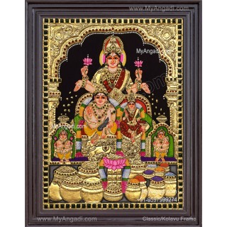 Kubera Lakshmi Tanjore Paintings