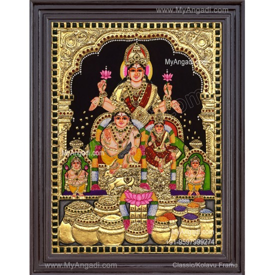 Kubera Lakshmi Tanjore Paintings